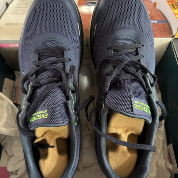 SKECHERS Go Walk Workout Walker Men's Size 13 Navy - Picture 3 of 5